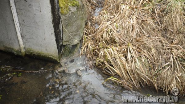 Gminne ścieki płyną do rzeki